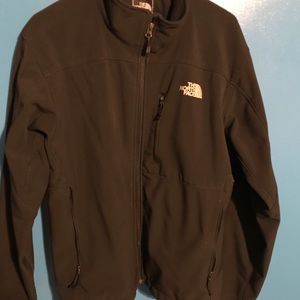 Large Black North Face Apex Jacket